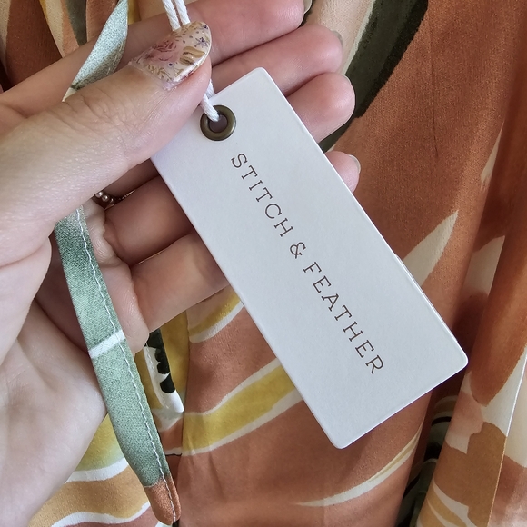 Stitch and Feather Jumpsuit - Picture 3 of 7